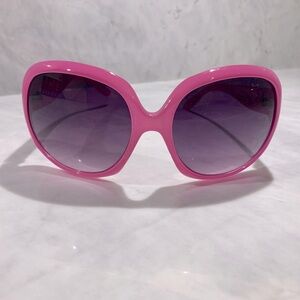 Vintage pink oversized sunglasses Italian design